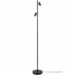 Nordlux Omari Φωτιστικό Δαπέδου Μαύρο LED 6.4W 2700K Μαύρου Χρώματος Dimmable –  2112254003