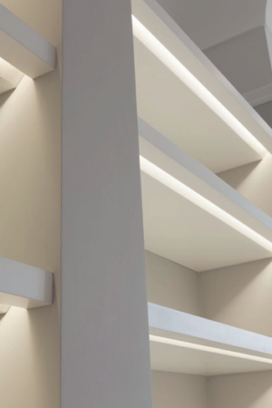 Προφίλ Αλουμινίου Χωνευτό για LED Ταινίες με Οπάλ Κάλυμμα 2m ACA – P191