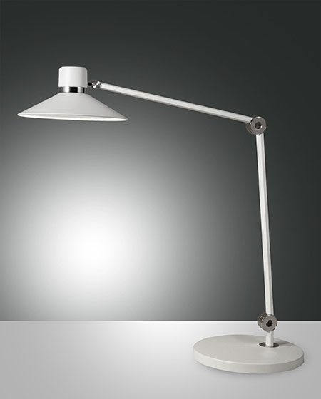 Επιτραπέζιο Φωτιστικό   Fabas Luce Panarea LED 10W  Λευκό Με Dimmer Αφής  1020lm Θερμό – Ψυχρό – 3675-30-102