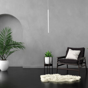 InLight Κρεμαστό φωτιστικό LED 7W 3000K από μέταλλο D:60cm (6070-White)