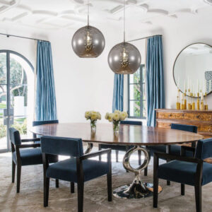 InLight Κρεμαστό φωτιστικό από διάφανο γυαλί 1XE27 D:30cm (4039-A-Transparent)