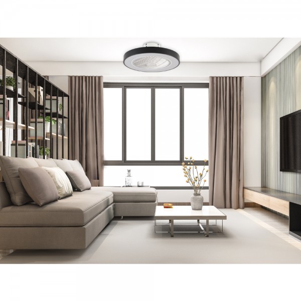 InLight Chilko 36W 3CCT LED Fan Light in Black Color (101000320)