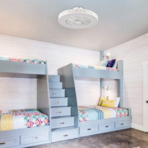 InLight Almanor 36W 3CCT LED Fan Light in White Color (101000410)