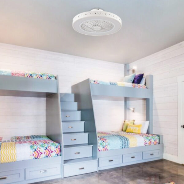 InLight Almanor 36W 3CCT LED Fan Light in White Color (101000410)