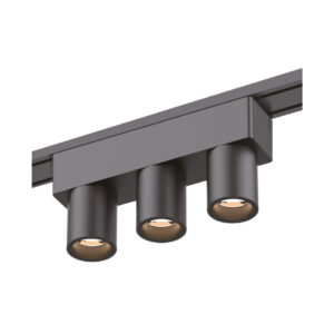 InLight Φωτιστικό LED 6W 3000K για Ultra-Thin μαγνητική ράγα σε μαύρη απόχρωση D:12,5cmX5,5cm (T03601-BL)