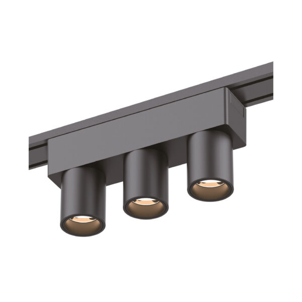 InLight Φωτιστικό LED 6W 3000K για Ultra-Thin μαγνητική ράγα σε μαύρη απόχρωση D:12,5cmX5,5cm (T03601-BL)