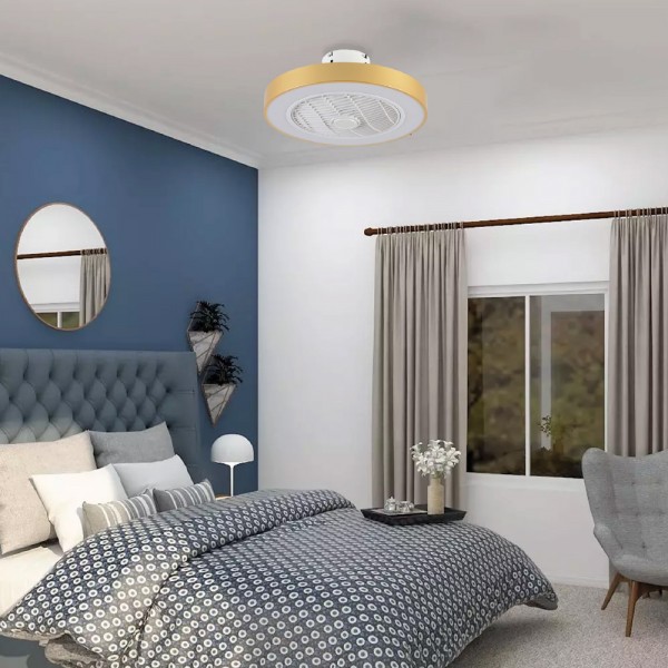 ΑΝΕΜΙΣΤΗΡΑΣ ΟΡΟΦΗΣ LED 36W 3CCT ΣΕ ΧΡΥΣΟ (101000360)