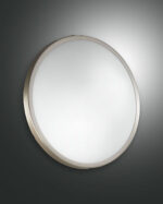 Φωτιστικό Οροφής  Fabas Luce Plaza 2X E27 Νίκελ Σατινέ  IP41   – 2866-61-178