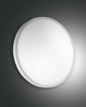 Φωτιστικό Οροφής  Fabas Luce Plaza LED  12W  Λευκό  IP41 1100lm Θερμό 3000K – 3566-61-102