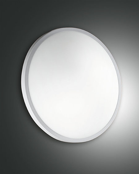 Φωτιστικό Οροφής  Fabas Luce Plaza LED  12W  Λευκό  IP41 1100lm Θερμό 3000K – 3566-61-102
