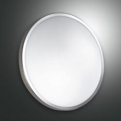 Φωτιστικό Οροφής  Fabas Luce Plaza LED  12W  Χρώμιο  IP41 1100lm Θερμό 3000K – 3566-61-138
