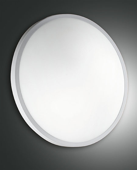 Φωτιστικό Οροφής  Fabas Luce Plaza LED  24W  Λευκό  IP41 2400lm Θερμό 3000K – 3566-65-102