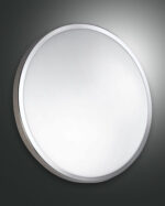 Φωτιστικό Οροφής  Fabas Luce Plaza LED  24W  Χρώμιο  IP41 2400lm Θερμό 3000K – 3566-65-138