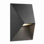 Nordlux Pontio 15 Φωτιστικό Τοίχου Μαύρο IP54 GU10  Αλουμίνιο –  2218171003
