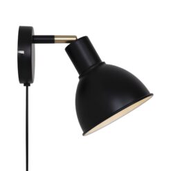Nordlux Pop Φωτιστικό Τοίχου Matt Μαύρο E27  Μεταλλικό –  2213641003