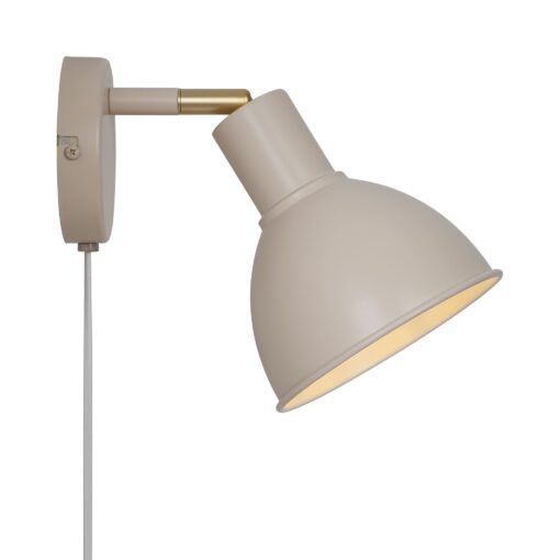 Nordlux Pop Φωτιστικό Τοίχου  Μπεζ  E27  Μεταλλικό –  45841009