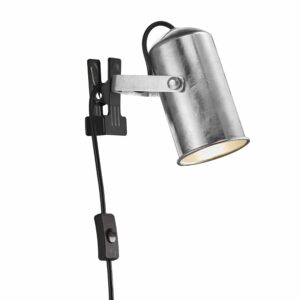 Nordlux Porter Clamp lamp Γαλβανιζέ E27  Μεταλλικό –  2213062031
