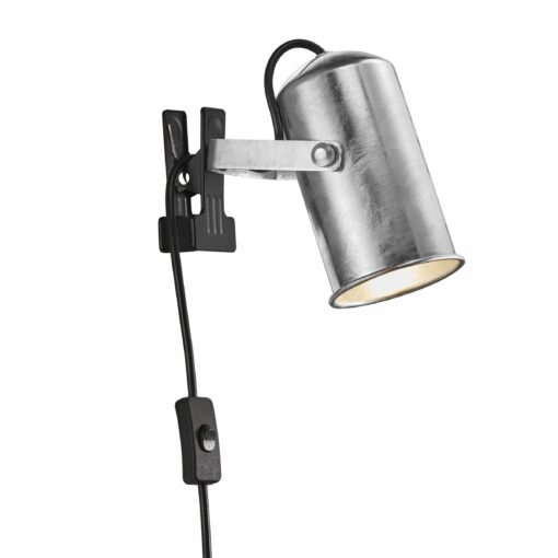 Nordlux Porter Clamp lamp Γαλβανιζέ E27  Μεταλλικό –  2213062031