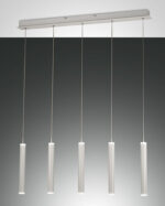 Κρεμαστό Φωτιστικό   Fabas Luce Prado LED 33W  Λευκό Steps dimmable  3600lm Θερμό 3000K – 3685-48-102