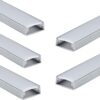 Προφίλ Αλουμινίου Mini για LED Ταινίες με Οπάλ Κάλυμμα 2m ACA – P109U