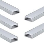 Προφίλ Αλουμινίου Mini για LED Ταινίες με Οπάλ Κάλυμμα 2m ACA – P109U