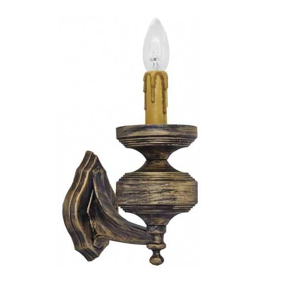 Φωτιστικό τοίχου / απλίκα R-104AN Μπρονζέ  Heronia – 30-0031