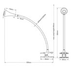 Φωτιστικό με Σφιγκτήρα Reality LED 3W  Λευκό Πλαστικό 260lm 3000K  R22398101