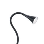 Φωτιστικό με Σφιγκτήρα Reality LED 3W  Μαύρο Πλαστικό 260lm 3000K  R22398102