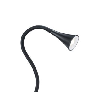 Φωτιστικό με Σφιγκτήρα Reality LED 3W  Μαύρο Πλαστικό 260lm 3000K  R22398102