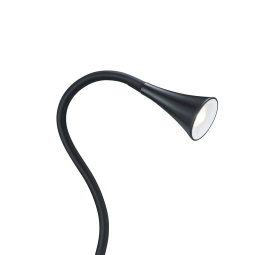 Φωτιστικό με Σφιγκτήρα Reality LED 3W  Μαύρο Πλαστικό 260lm 3000K  R22398102