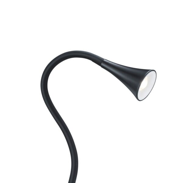 Φωτιστικό με Σφιγκτήρα Reality LED 3W  Μαύρο Πλαστικό 260lm 3000K  R22398102