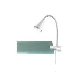 Φωτιστικό με Σφιγκτήρα Reality LED 3,8W Λευκό Πλαστικό 350lm 3000K R22711101