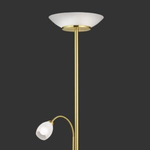 Φωτιστικό Δαπέδου Reality   2xE27 Ορείχαλκος Ματ Μεταλλικό    R40063108