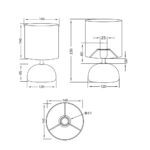 Πορτατίφ Reality E14 Καφέ Κεραμικό  R50351026