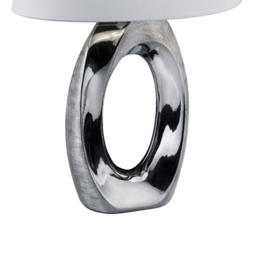 Πορτατίφ Reality   E27 Ασημί Κεραμικό  R50521089