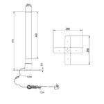 Πορτατίφ Reality LED 2,4W  Τιτάνιο Πλαστικό  RGB 3000K  R50711187