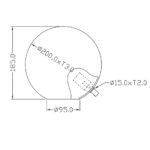 Πορτατίφ Reality   E27 Λευκό Γυαλί    R5220-07