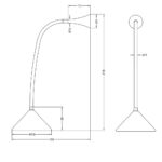 Πορτατίφ Reality LED 3W  Ασημί Πλαστικό 260lm 3000K  R52391187