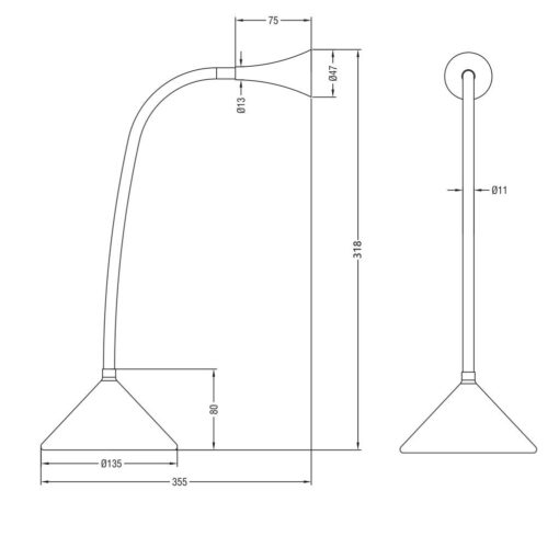 Πορτατίφ Reality LED 3W  Ασημί Πλαστικό 260lm 3000K  R52391187