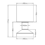 Πορτατίφ Reality  E14 Νίκελ Ματ Μεταλλικό  R59521007