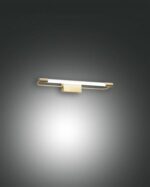 Φωτιστικό Τοίχου  Fabas Luce Rapallo LED 10W  Σατινέ Ορείχαλκος  IP44 1150lm Θερμό 3000K – 3552-21-119