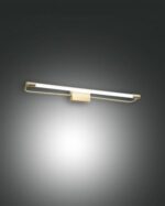 Φωτιστικό Τοίχου  Fabas Luce Rapallo LED 14W  Σατινέ Ορείχαλκος  IP44 1580lm Θερμό 3000K – 3552-26-119