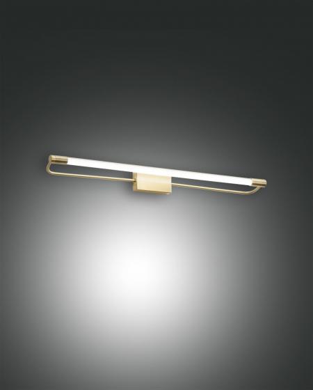 Φωτιστικό Τοίχου  Fabas Luce Rapallo LED 14W  Σατινέ Ορείχαλκος  IP44 1580lm Θερμό 3000K – 3552-26-119