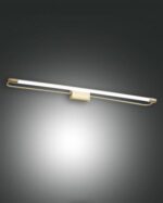 Φωτιστικό Τοίχου  Fabas Luce Rapallo LED 20W  Σατινέ Ορείχαλκος  IP44 2240lm Θερμό 3000K – 3552-28-119