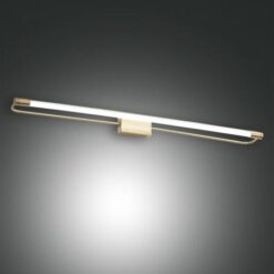 Φωτιστικό Τοίχου  Fabas Luce Rapallo LED 20W  Σατινέ Ορείχαλκος  IP44 2240lm Θερμό 3000K – 3552-28-119