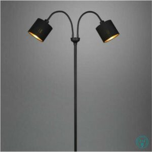 Φωτιστικό Δαπέδου Trio Lighting 2xE14 H130CM ΜΑΥΡΟ  – R46332079