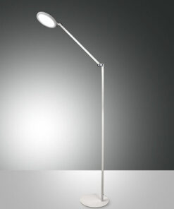 Φωτιτστικό Δαπέδου  Fabas Luce Regina LED 9W  Λευκό Με Dimmer Αφής  1135lm Θερμό – Ψυχρό – 3551-11-102