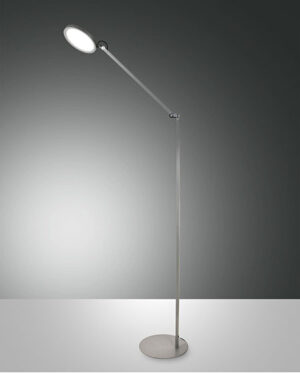 Φωτιτστικό Δαπέδου  Fabas Luce Regina LED 9W  Αλουμίνιο Με Dimmer Αφής  1135lm Θερμό – Ψυχρό – 3551-11-212