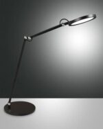 Επιτραπέζιο Φωτιστικό   Fabas Luce Regina LED 9W  Μαύρο Με Dimmer Αφής  1135lm Θερμό – Ψυχρό – 3551-30-101