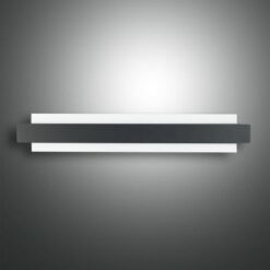 Φωτιστικό Τοίχου  Fabas Luce Regolo LED 21W  Μαύρο Dimmable  2150lm Θερμό 3000K – 3558-22-101